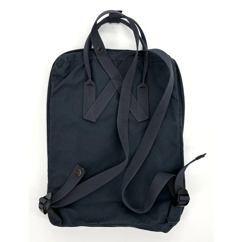 Fjallraven‎ Kanken Classic Backpack 23510 Navy Gray Vinyl Travel Bag